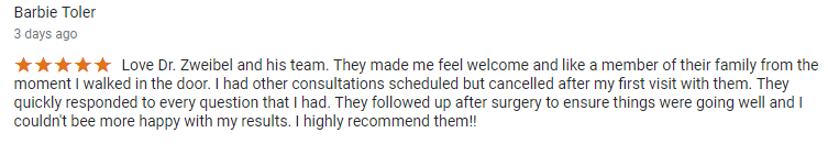 Denver Patient Review of Cosmetic Surgeon Highlands Ranch